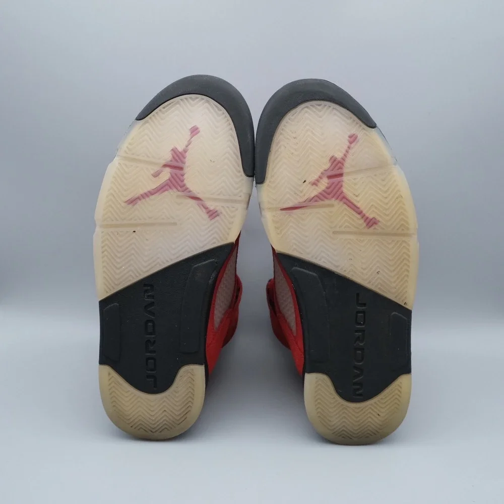 Nike Air Jordan 5 Retro Raging Bull 9.5 Red Suede DD0587-600 2021